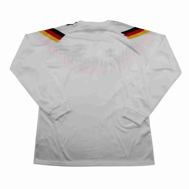 Retro 1990 Germany Long Sleeve Home Jersey