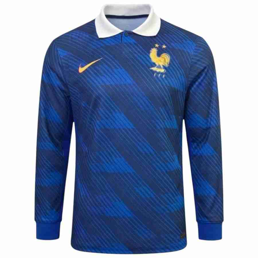 France Home Long Sleeve Jersey World Cup 2026