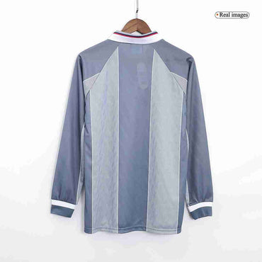 Retro 1996 England Long Sleeve Away Jersey