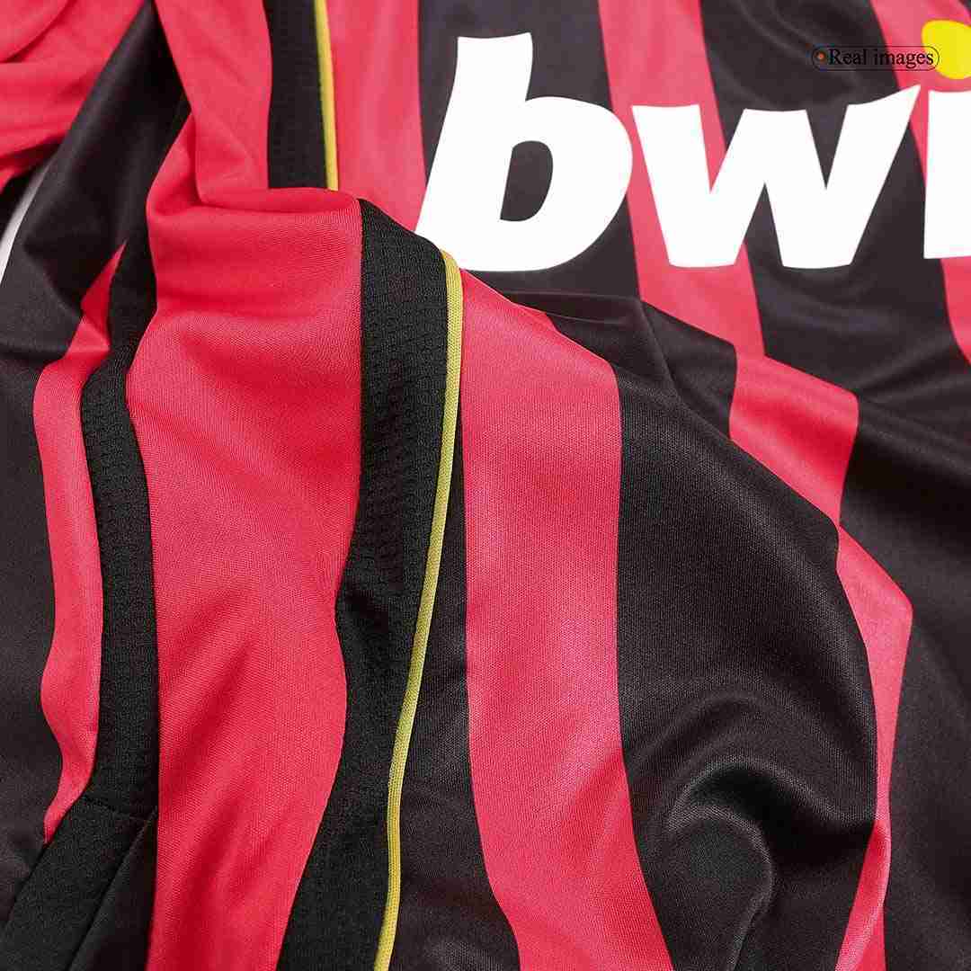 Retro AC Milan Long Sleeve Home Jersey 2006/07