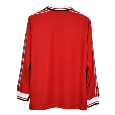 Retro 1998 Manchester United Long Sleeve Home Jersey