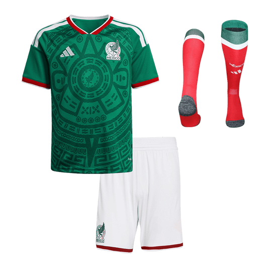 Kids Mexico Home Jersey Kit World Cup 2026 - Jerseydex