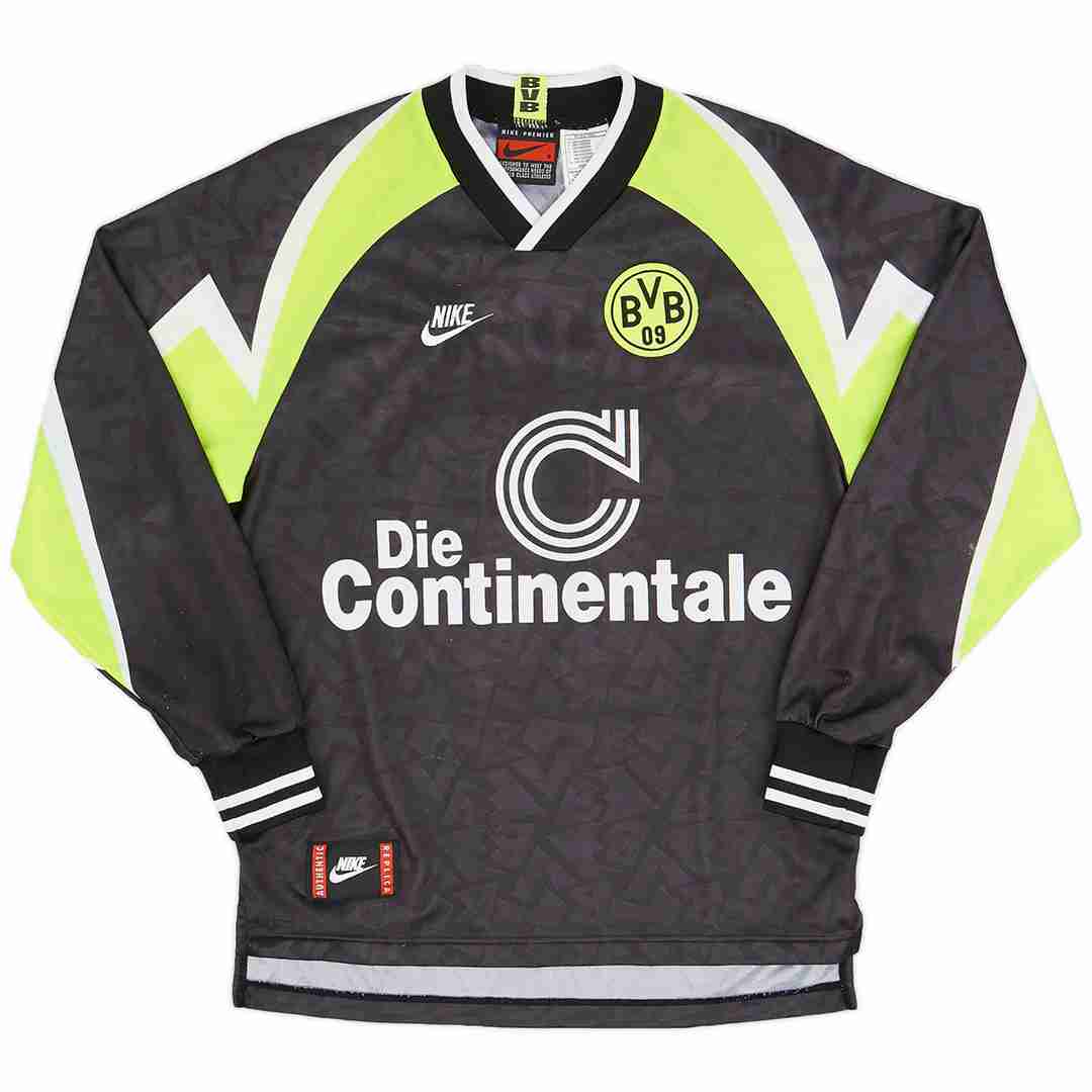 Retro Borussia Dortmund Long Sleeve Away Jersey 1995/96