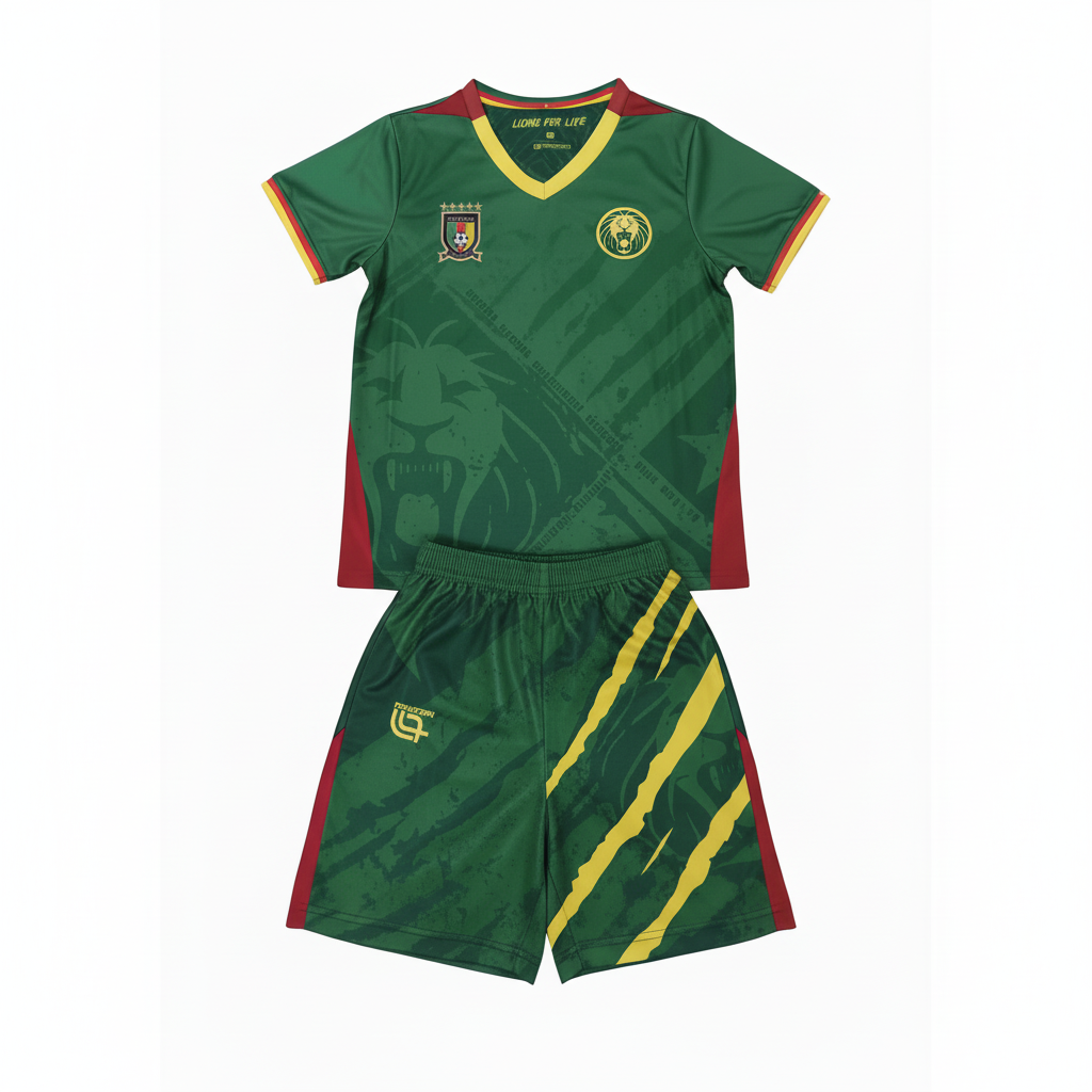 Cameroon Kids Home Jersey 2025