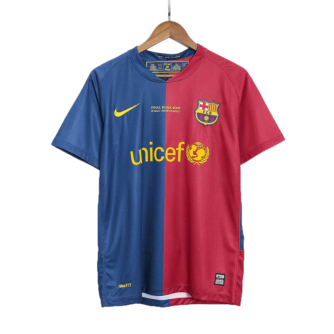 Retro Barcelona Home Jersey 2008/09 - UCL Final