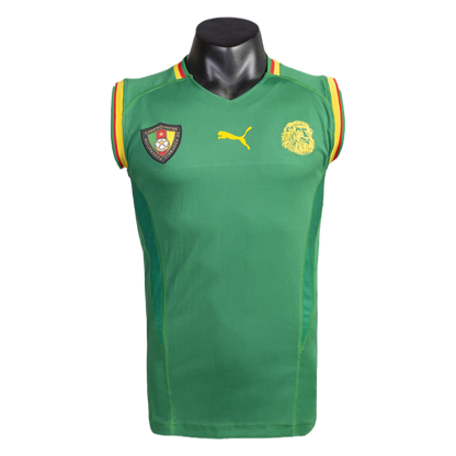 Retro 2002 Cameroon Home Vest Shirt