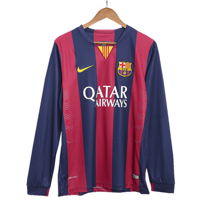 Retro Barcelona Home Jersey 2014/15 - Long Sleeve