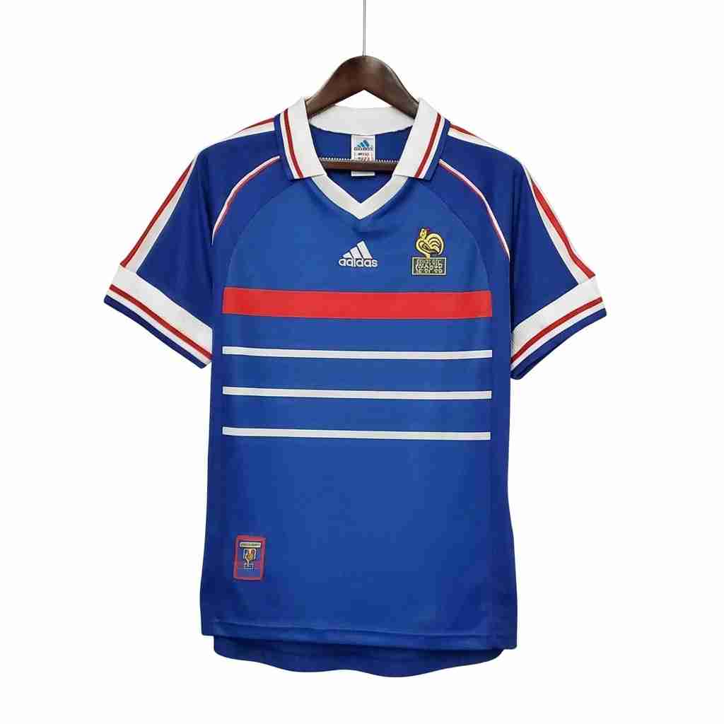 Retro 1998 France Home Jersey