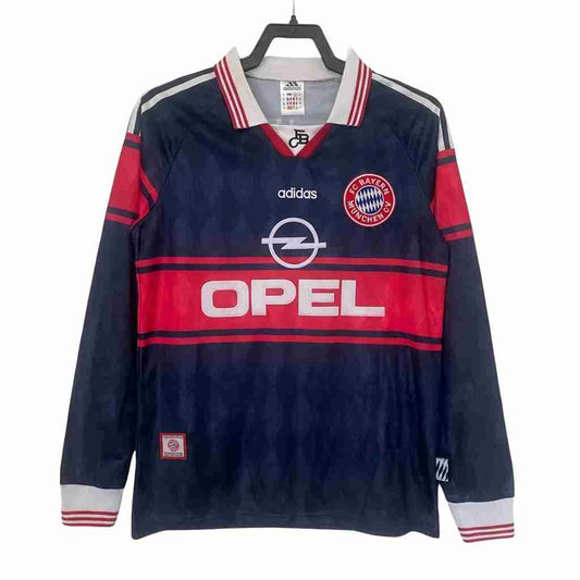 Retro Bayern Munich Home Long Sleeve Jersey 1997-99