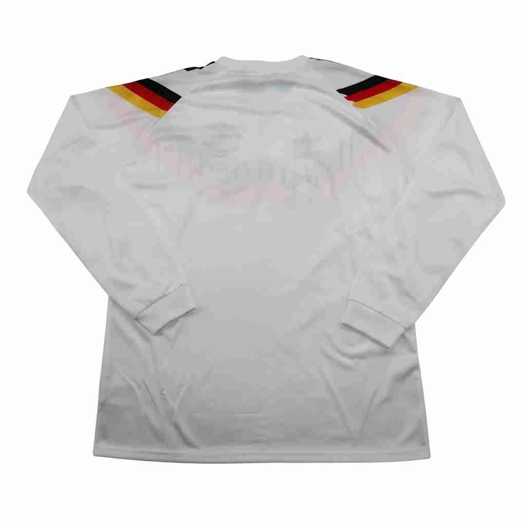 Retro 1990 Germany Home Long Sleeve Jersey
