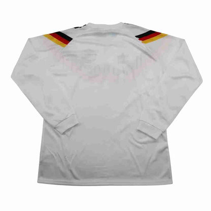 Retro 1990 Germany Home Long Sleeve Jersey
