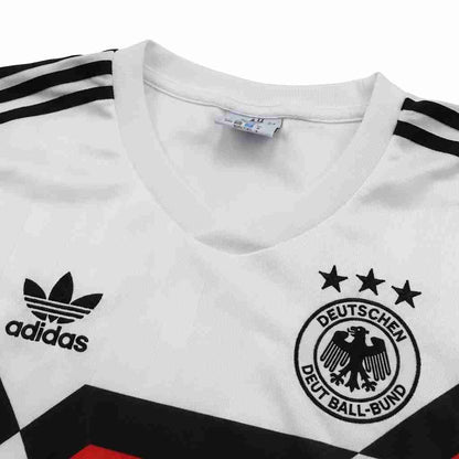 Retro 1990 Germany Home Long Sleeve Jersey