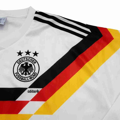 Retro 1990 Germany Home Long Sleeve Jersey