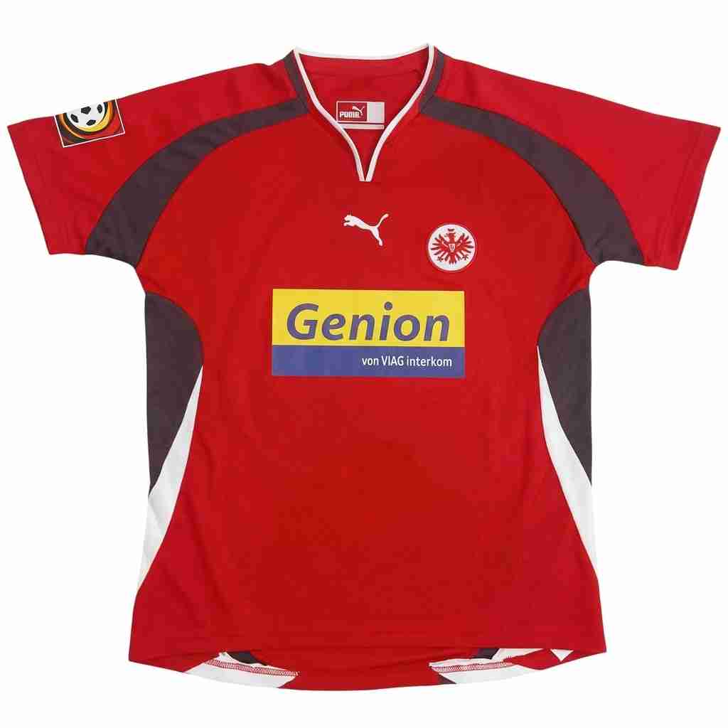 Retro 2000/01 Eintracht Frankfurt Home Jersey