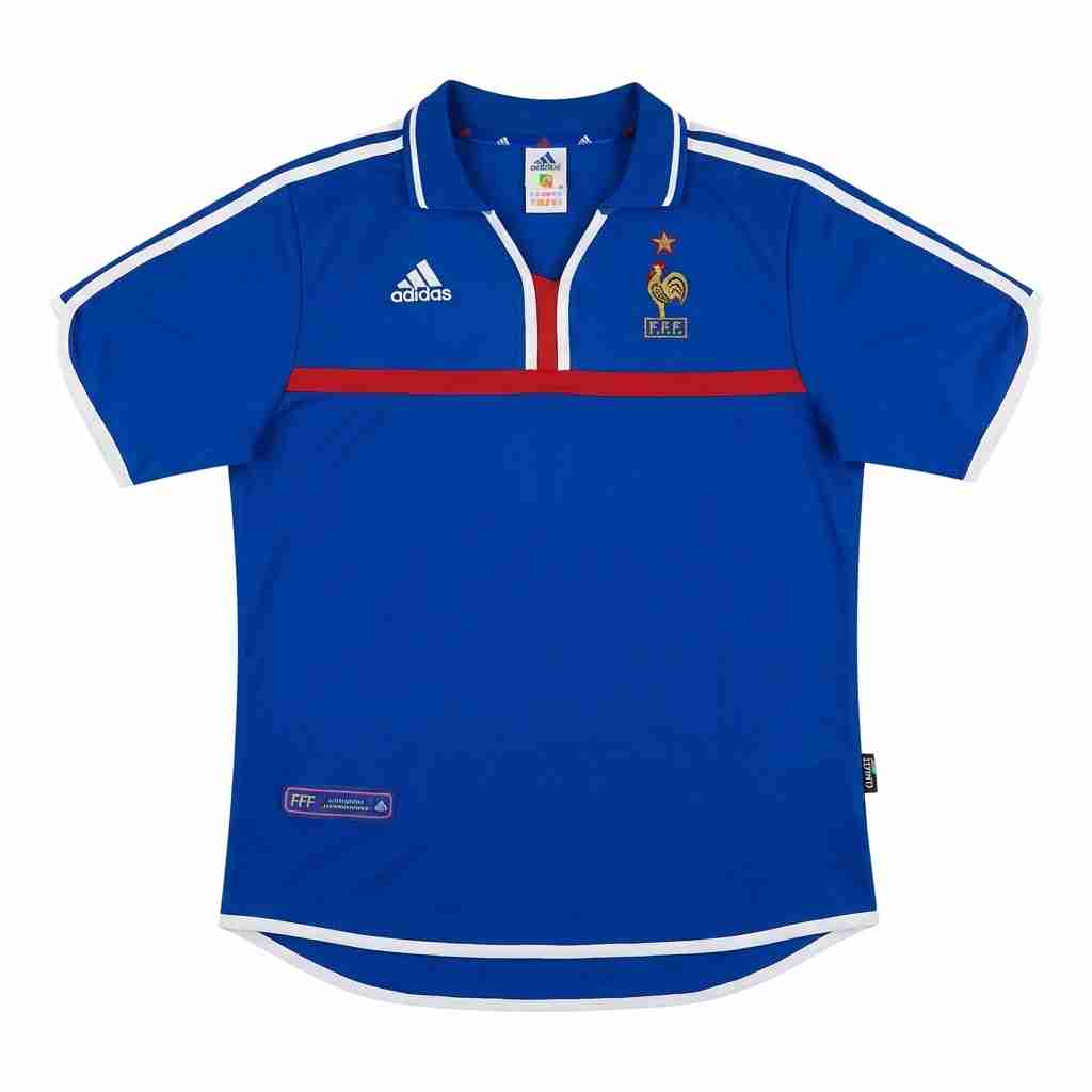 Retro 2000 France Home Jersey