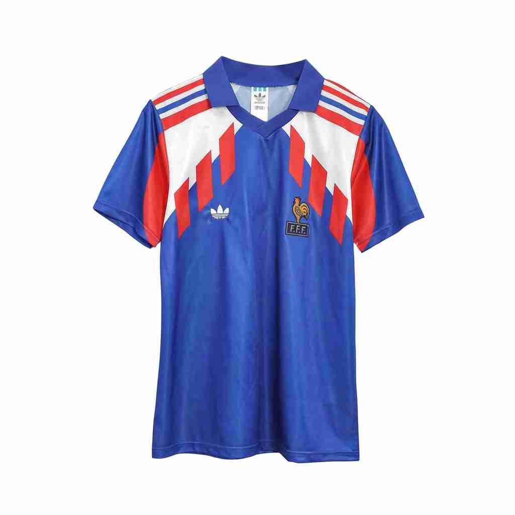 Retro 1990 France Home Jersey
