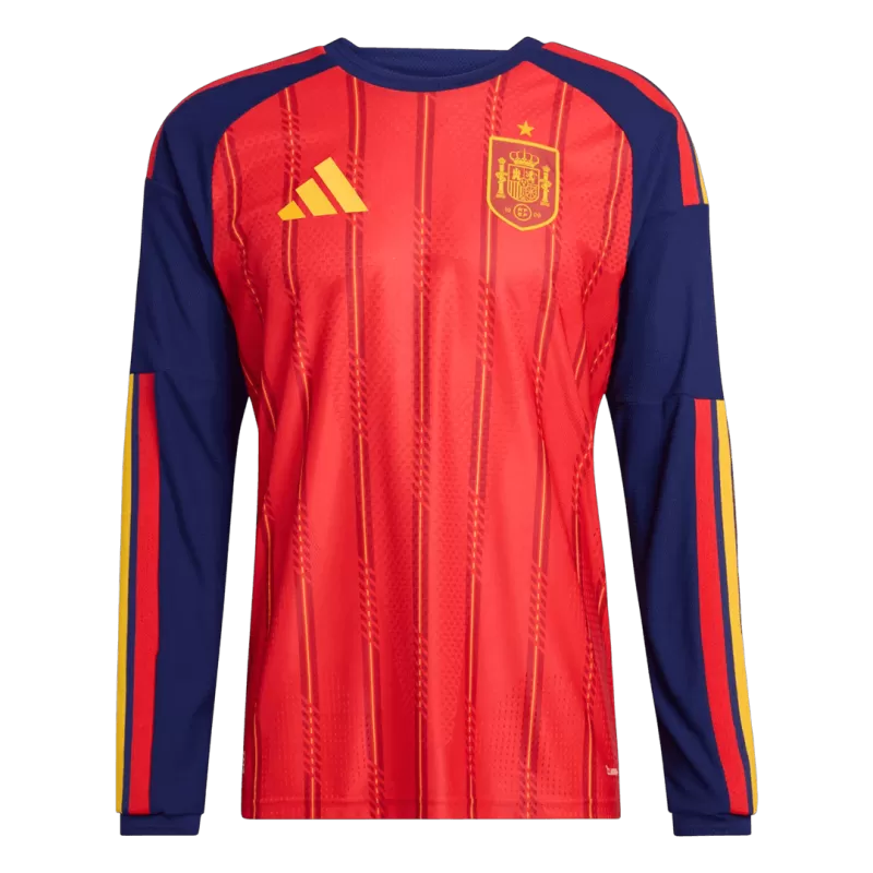 Spain Home Long Sleeve Jersey World Cup 2026
