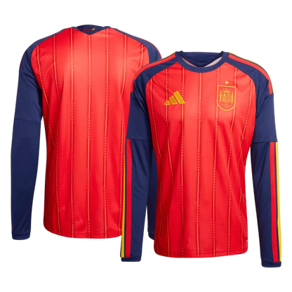 Spain Home Long Sleeve Jersey World Cup 2026