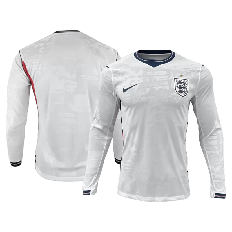 England Home Long Sleeve Jersey World Cup 2026