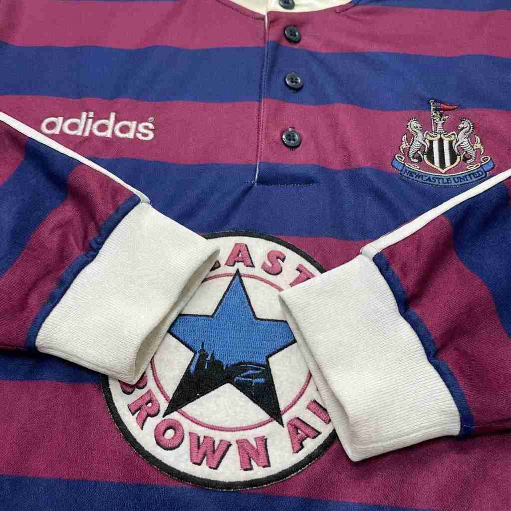 Retro Newcastle United Long Sleeve Away Jersey 1995/96
