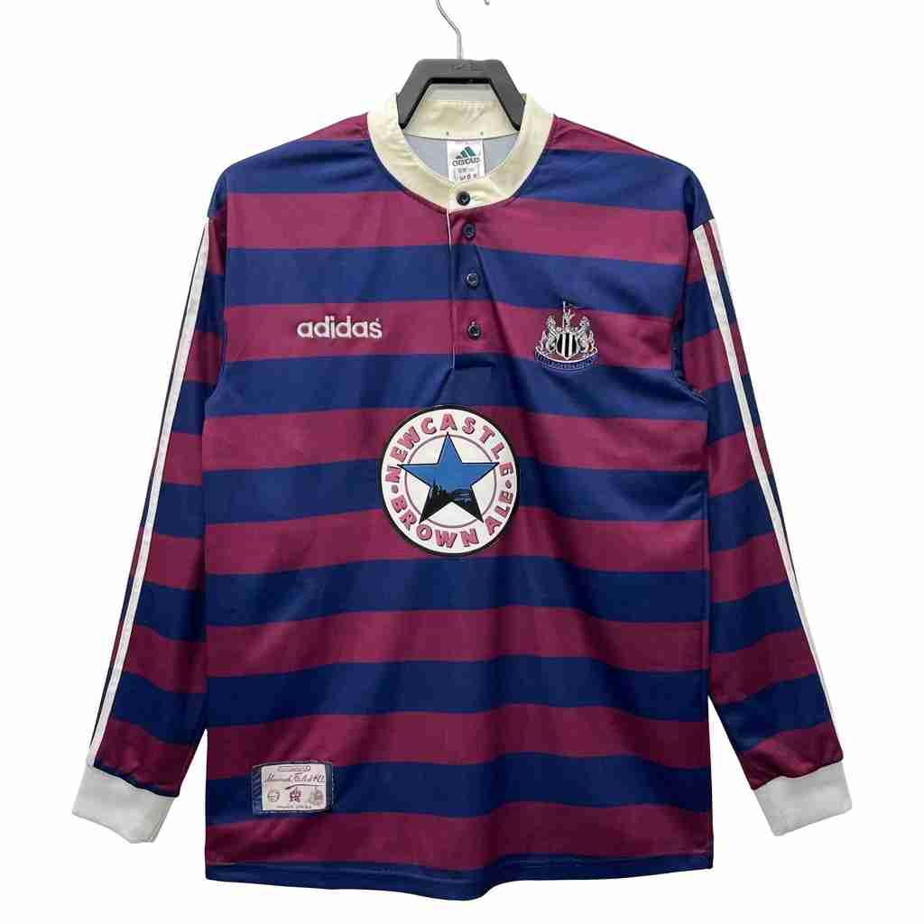 Retro Newcastle United Long Sleeve Away Jersey 1995/96