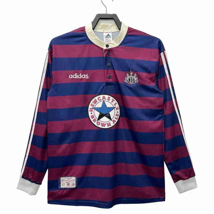 Retro Newcastle United Long Sleeve Away Jersey 1995/96