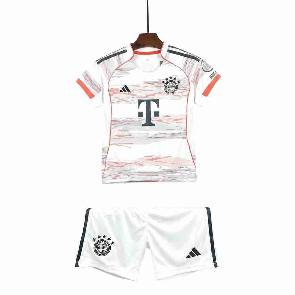 Bayern Munich Kids Away Kit 2025/26