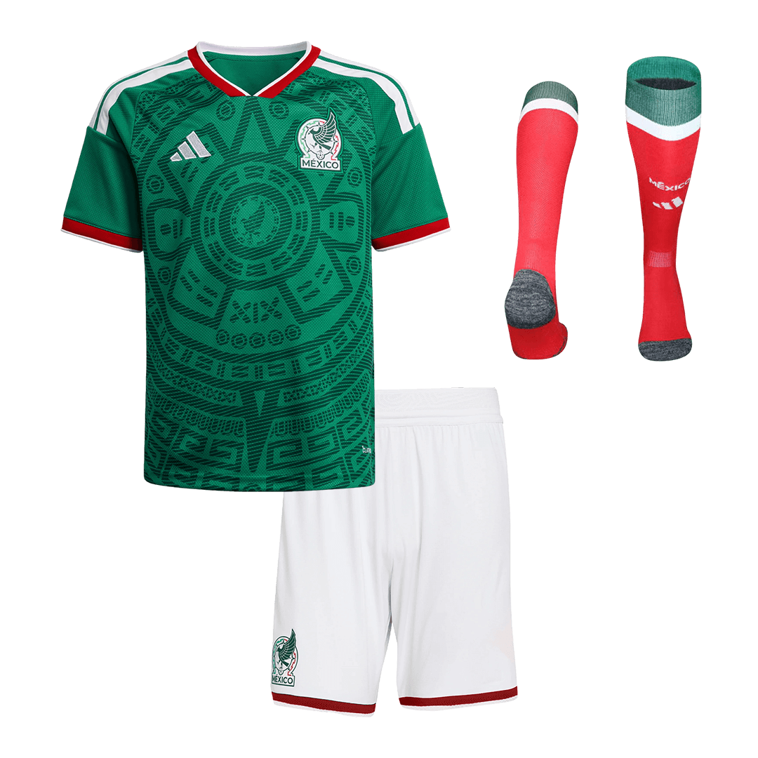 Kids Mexico Home Jersey Kit World Cup 2026