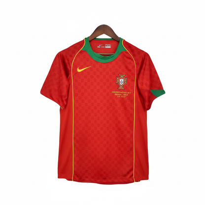 Retro 2004 Portugal Home Jersey