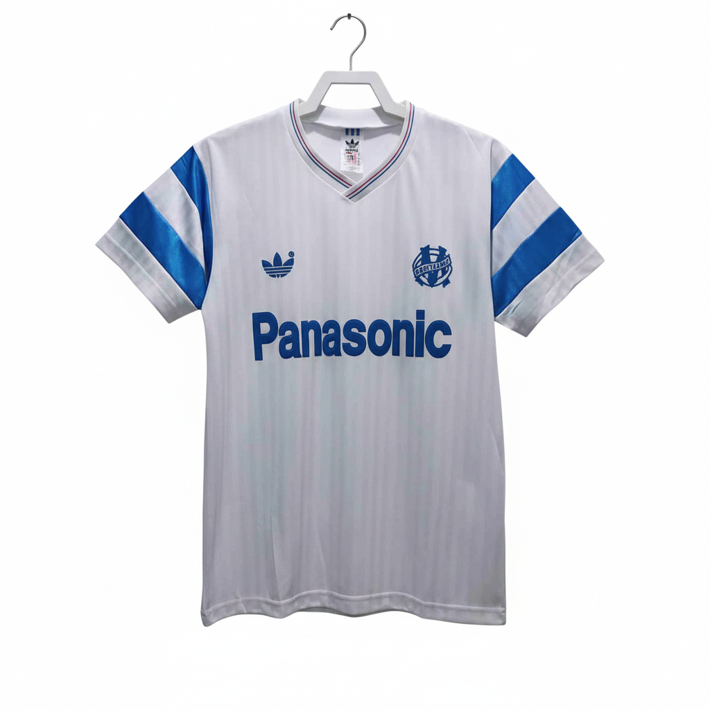 Retro 1990 Marseille Home Jersey