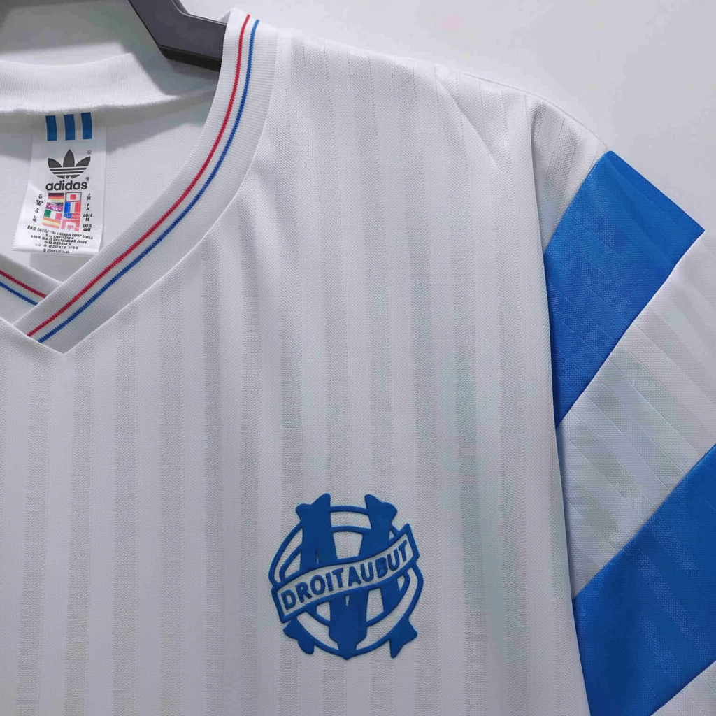 Retro 1990 Marseille Home Jersey