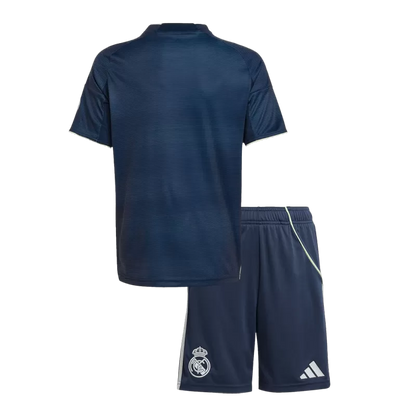 Kids Real Madrid Away Jersey Kit 2025/26