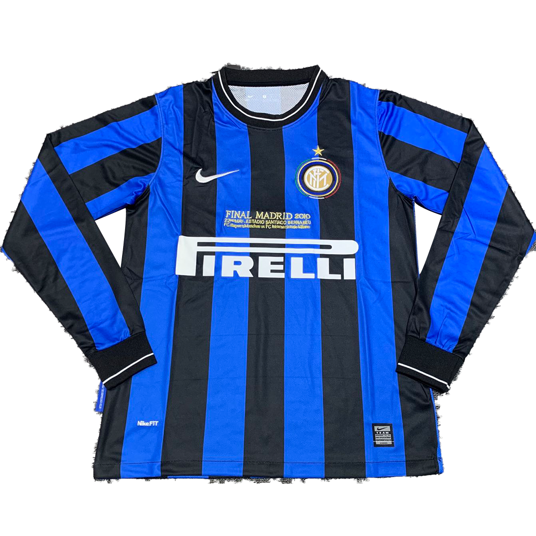 Retro Inter Milan 2010 (Long Sleeve) Home Jersey