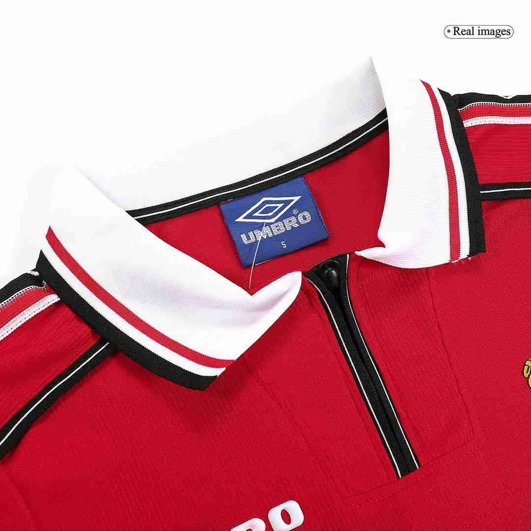 Retro Manchester United Home Jersey 1998/99 - Long Sleeve