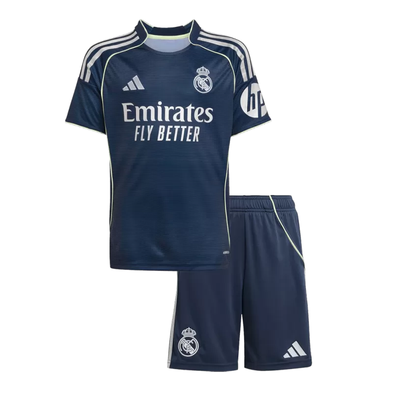 Kids Real Madrid Away Jersey Kit 2025/26