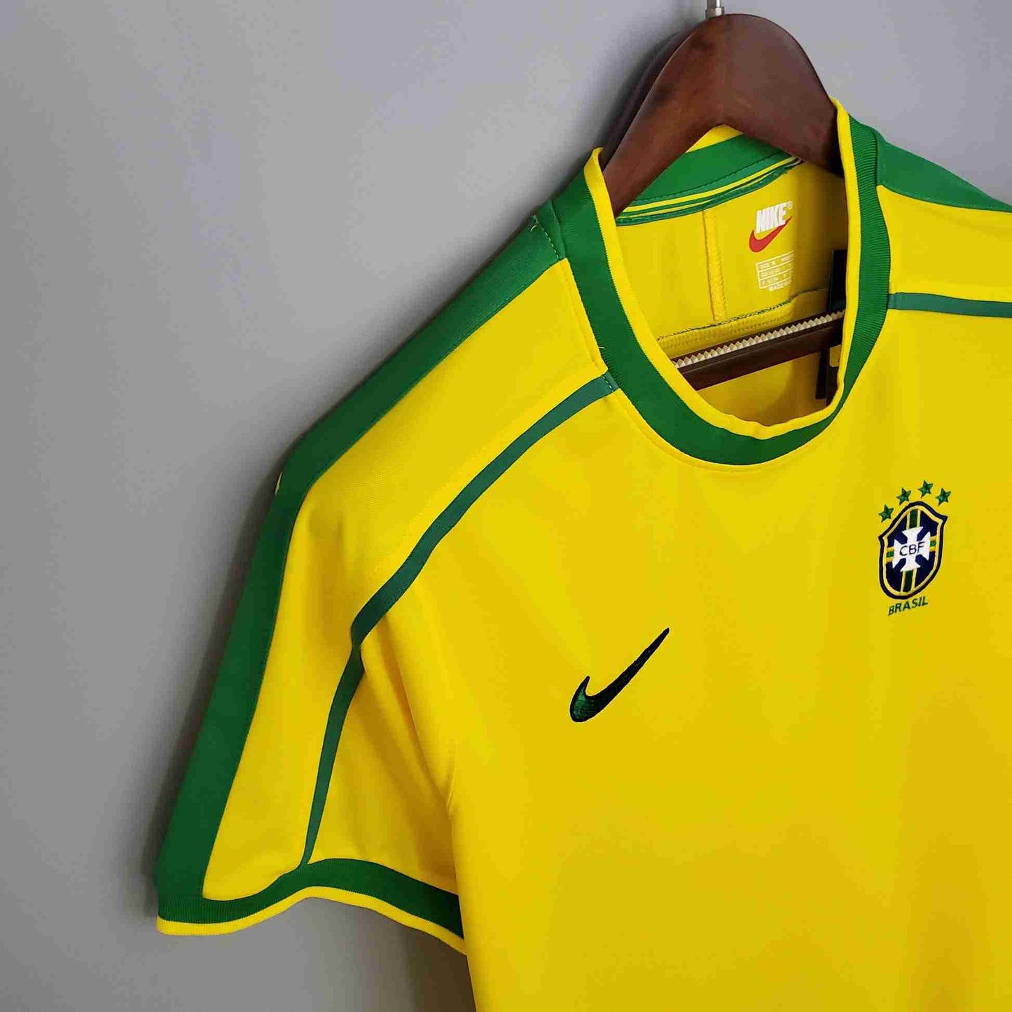 Retro Brazil Home Jersey 1998