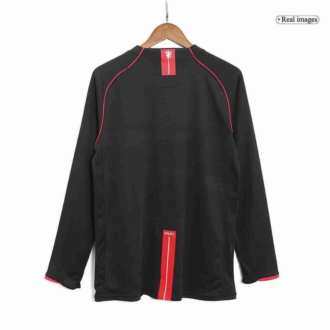 Retro Manchester United Long Sleeve Away Jersey 2007/08