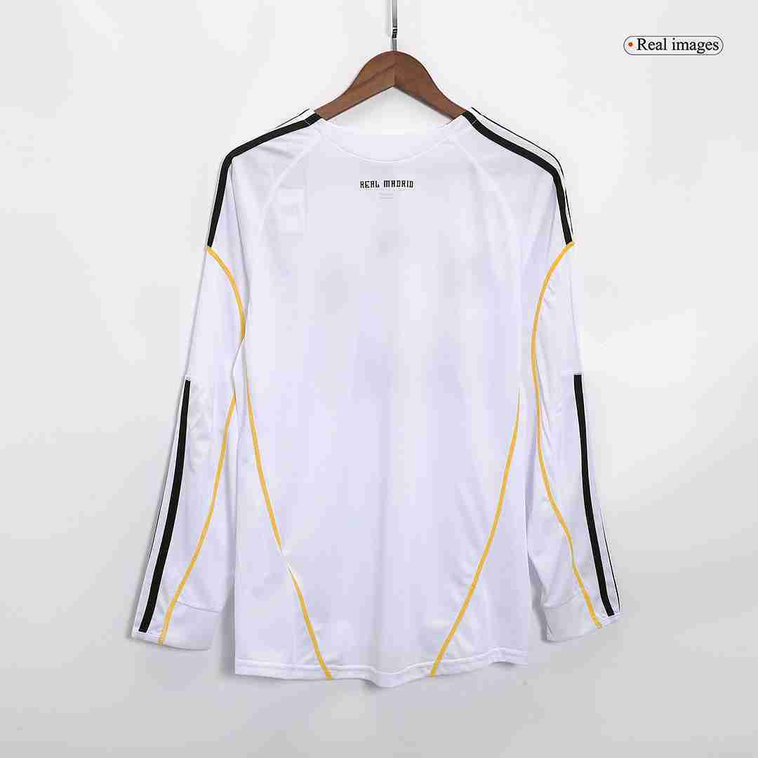 Retro Real Madrid Long Sleeve Home Jersey 2009/10