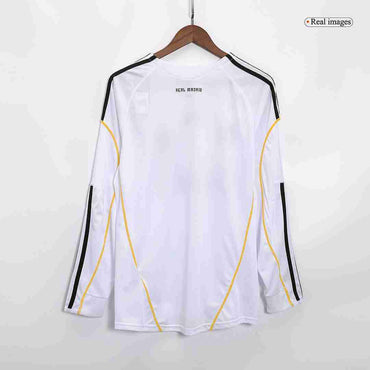 Retro Real Madrid Long Sleeve Home Jersey 2009/10