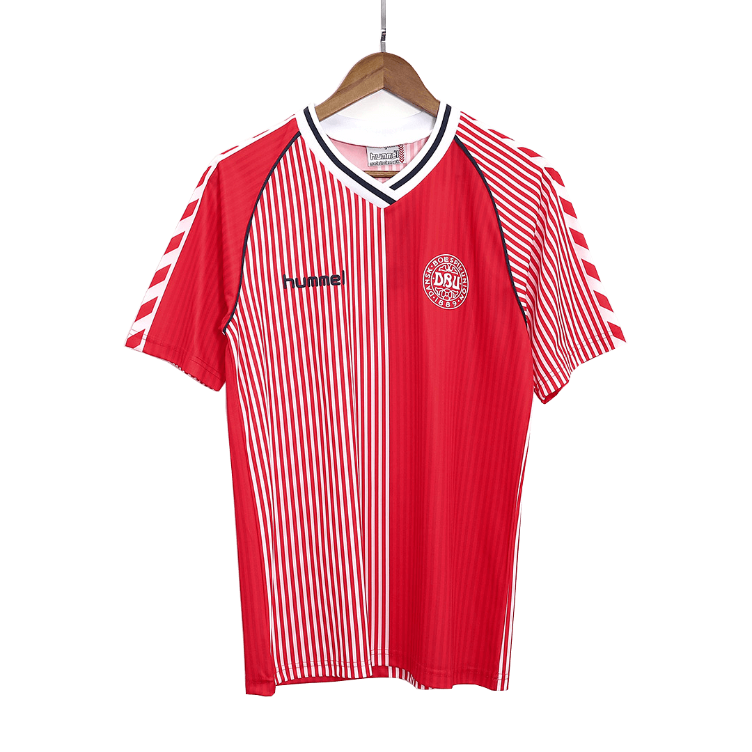 Retro 1986 Denmark Home Jersey