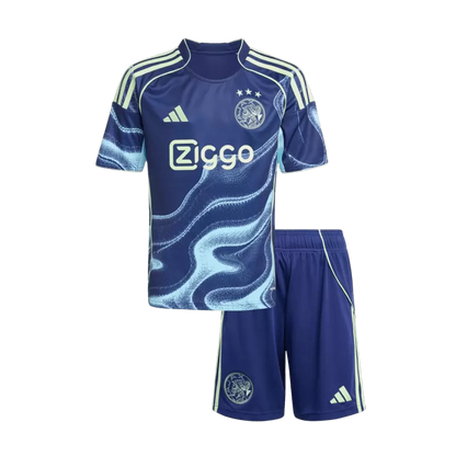 Kids Ajax Away Jersey Kit 2025/26
