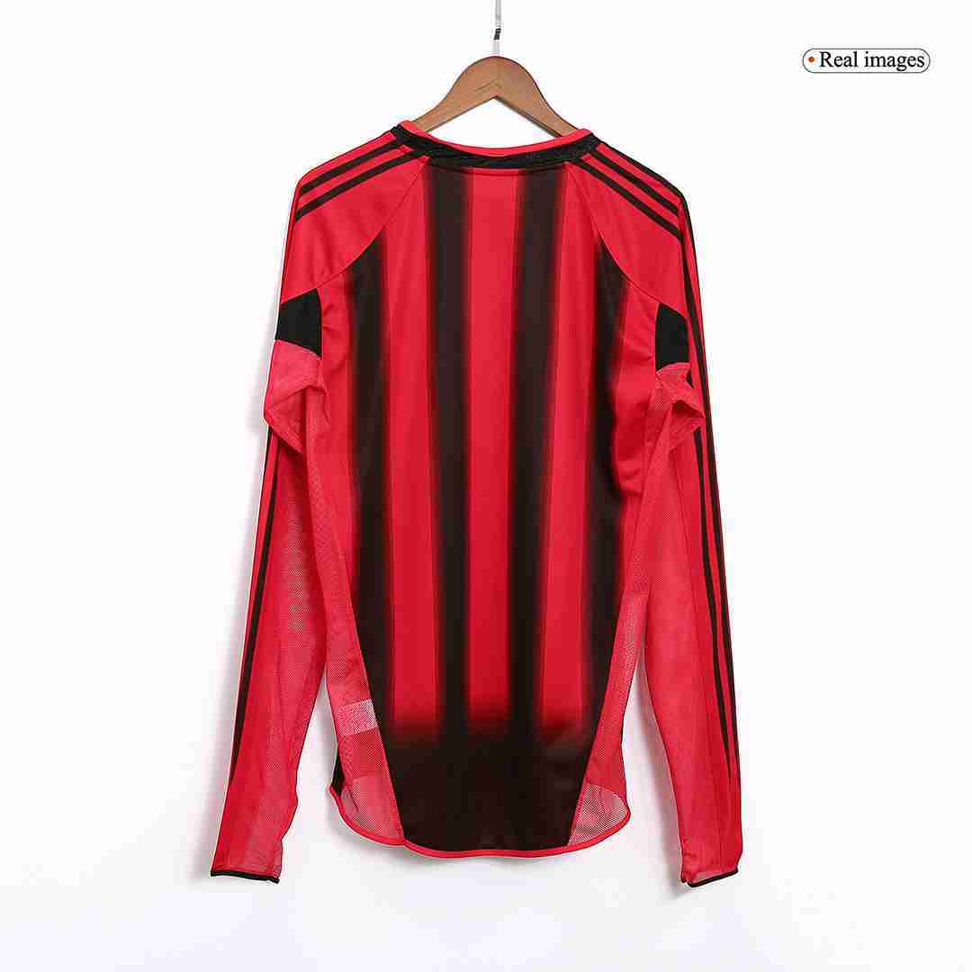 Retro AC Milan (Long Sleeve) Home Jersey 2004/05