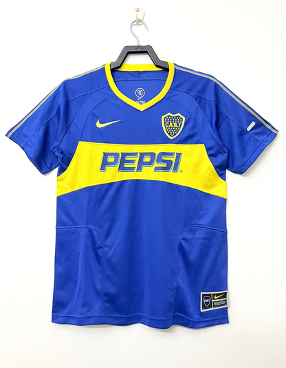 Retro Boca Juniors (Short Sleeve) Home Jersey 2003/20