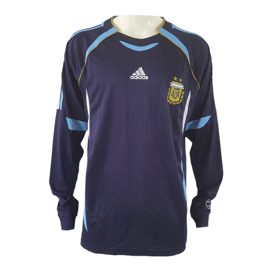 Retro 2006 Argentina (Long Sleeve) Away Jersey