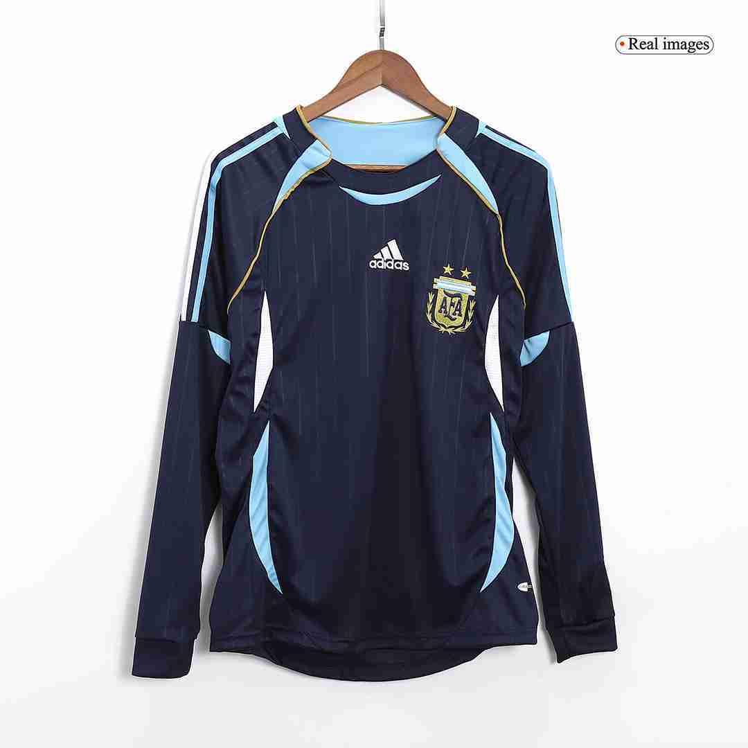 Retro 2006 Argentina (Long Sleeve) Away Jersey