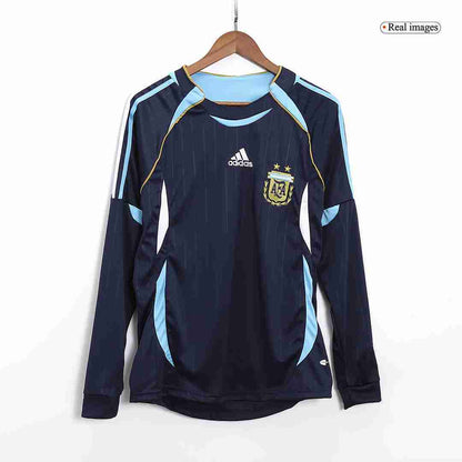 Retro 2006 Argentina (Long Sleeve) Away Jersey