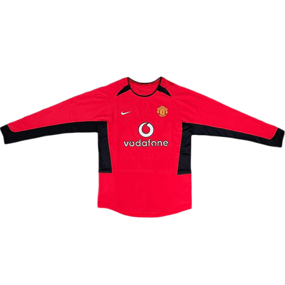 Retro Manchester United (Long Sleeve) Home Jersey 2002/03