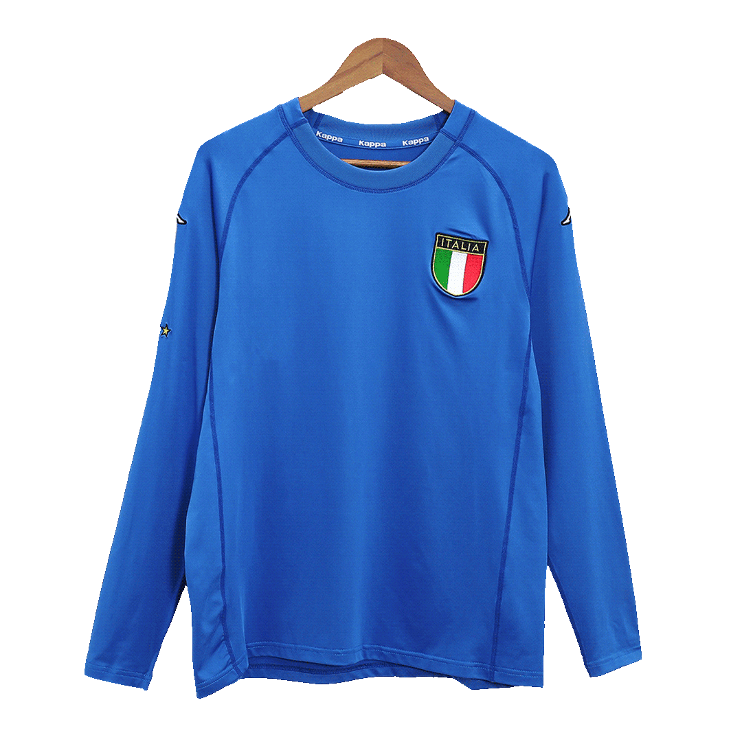 Retro 2000 Italy Long Sleeve Home Jersey