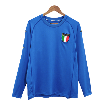 Retro 2000 Italy Long Sleeve Home Jersey