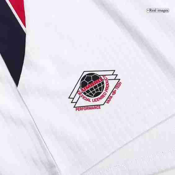 Retro 1998 England Long Sleeve Home Jersey